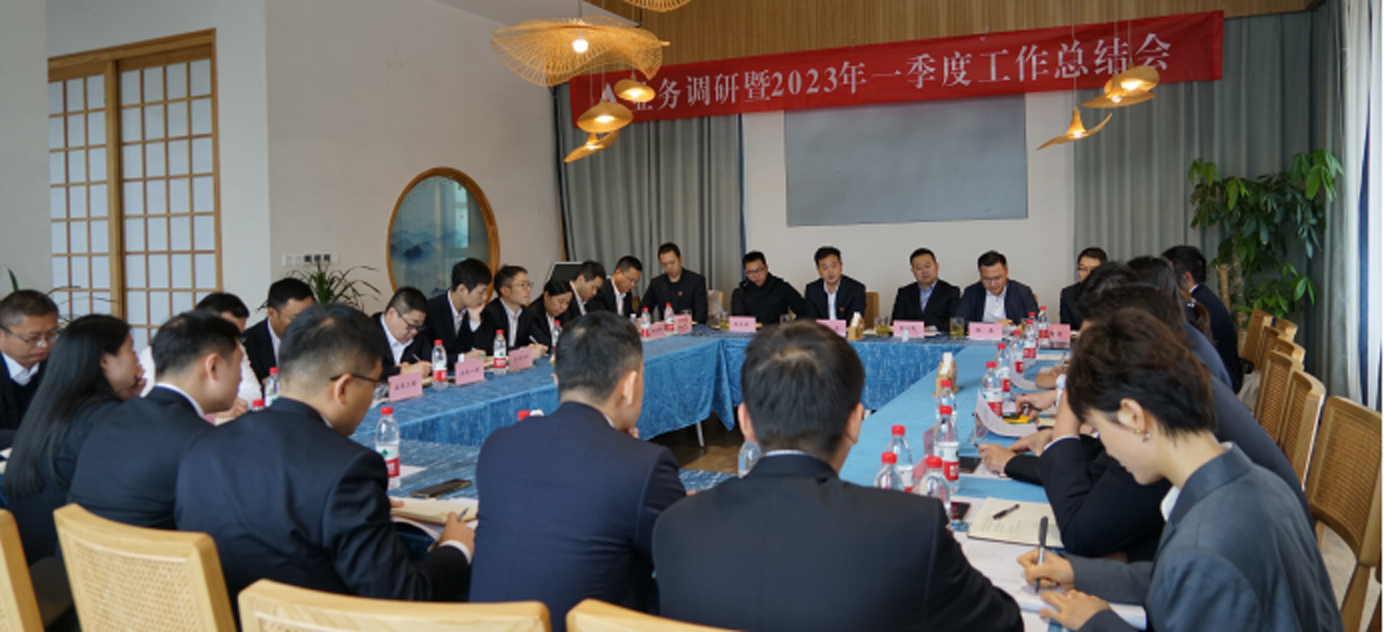 資(zi)筦(guan)公(gōng)司召開業務(wu)調研暨2023年(nian)一(yi)季度工(gong)作(zuò)總結會議
